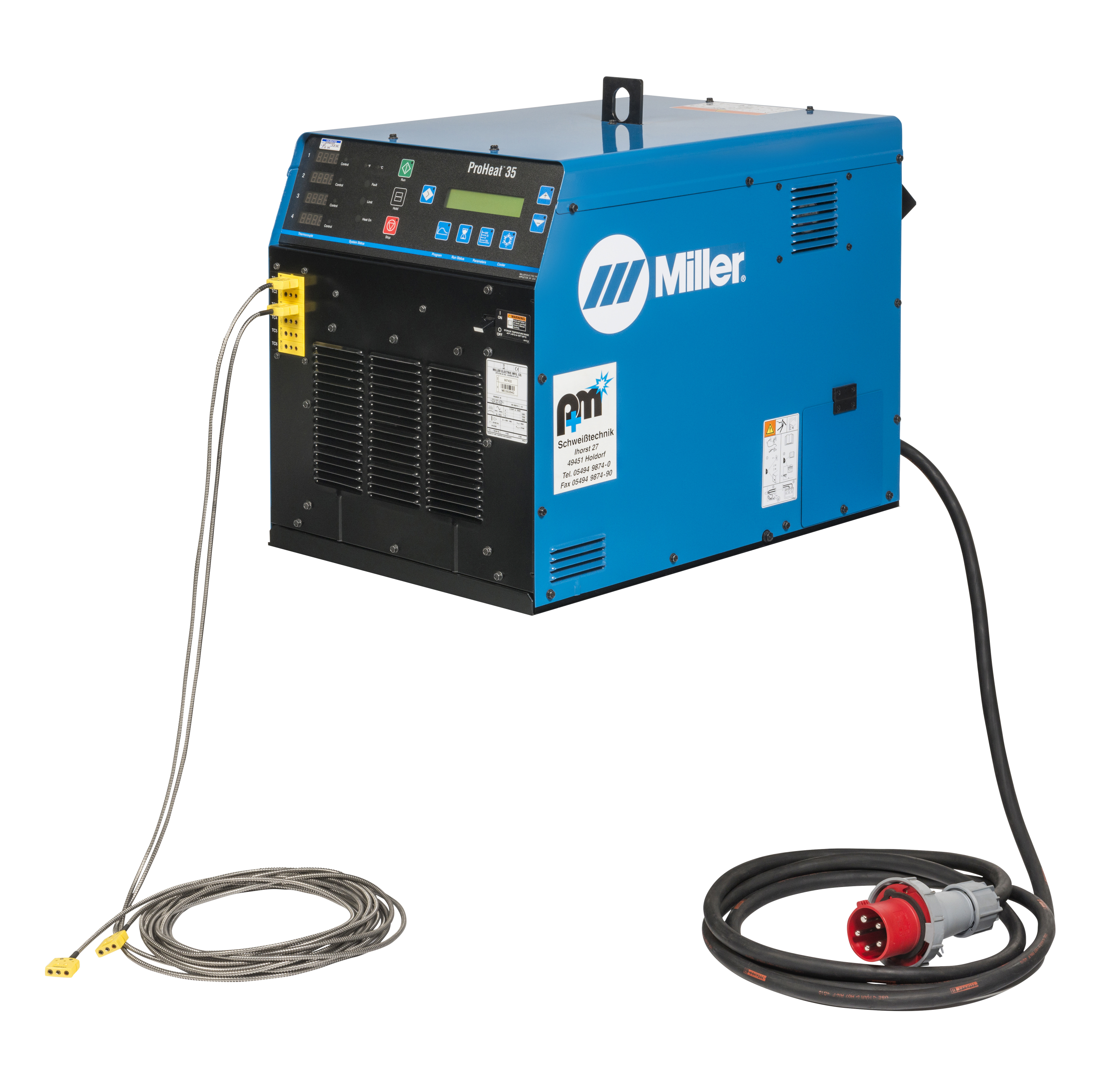 Miller ProHeat 35 luftgekühlt (CE) 35 kW, 400-460 V, 50/60 Hz RoHs